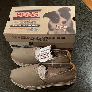 BOBS from Skechers Tan Slip-On Espadrilles